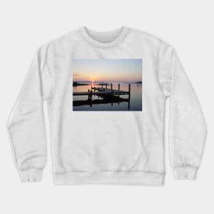 Sunrise on Gwynn Island, VA Crewneck Sweatshirt